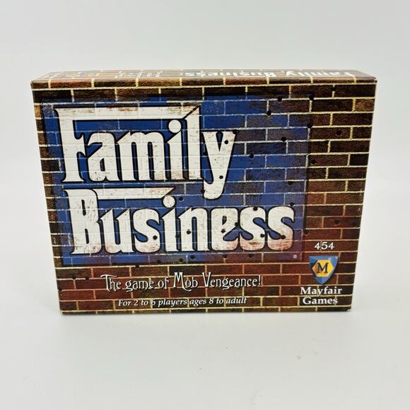 Original Family Business Mob Vengeance Gangster Card Game Mayfair Complete - Picture 16 of 16